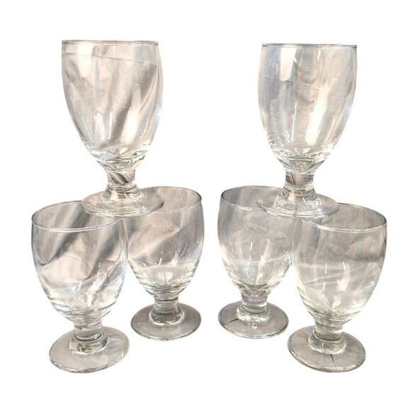 Libby Acopa Clear Glass Goblets For Water/Wine/Cocktails 10.5 oz Set of 6 Capac - Picture 2 of 9